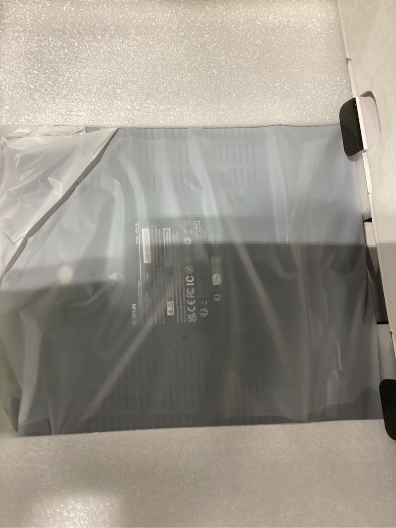 Condition photo showing Good Condition for 17.5" portable dvd player with 15.6" large hd screen, 6 hours rechargeable battery, support usb/sd card/sync tv and multiple disc formats, high volume speaker, black