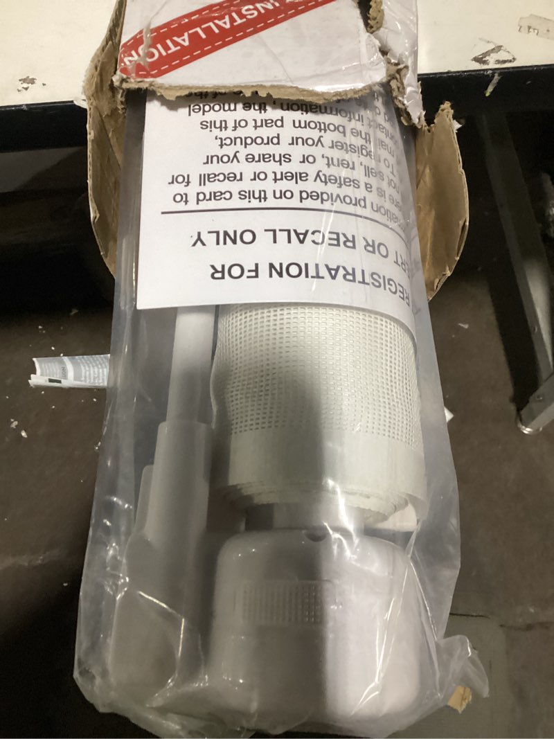 Condition photo showing New/Like New for Reinforced 85 Inch Wide Retractable Dog Gate Extra Long Baby Gate with Support Rods – Prevent Crawling Under, Indoor Extra Wide Retractable Baby Gate Retractable Gate Outdoor Gates for Decks, White