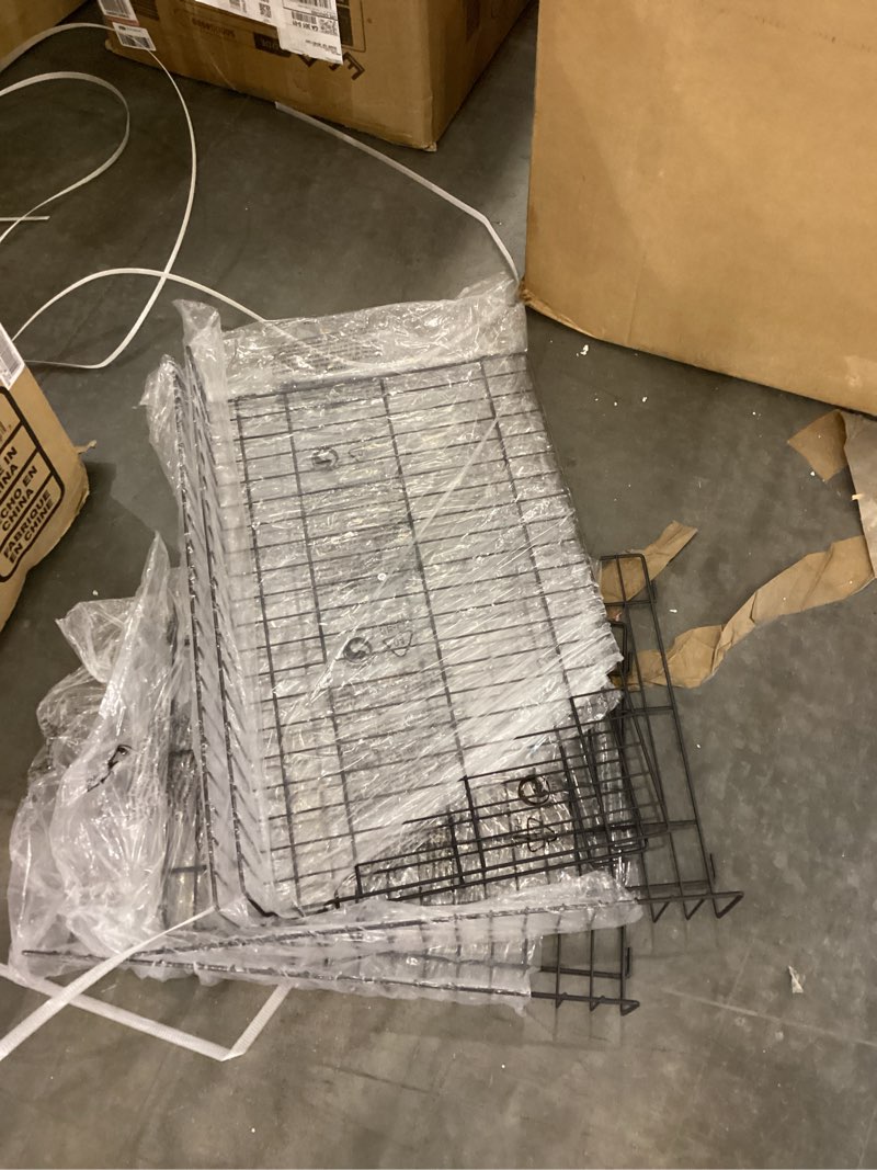Metal wire rack pieces, unknown model