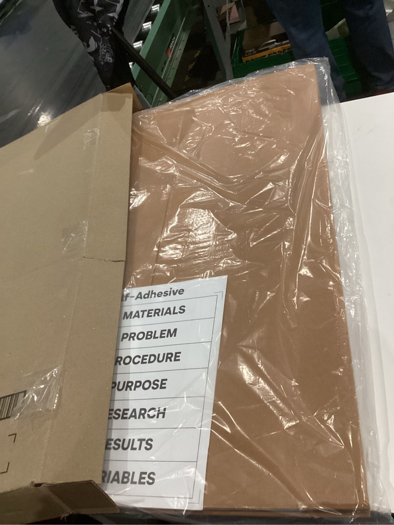 Condition photo showing New/Like New for White Trifold Presentation Board 36" x 48" (Pack of 2) Self-Adhesive Science Subtitles Included - Display Exhibition Board Lightweight and Portable with Smooth Surface - By Emraw 36" X 48" 2