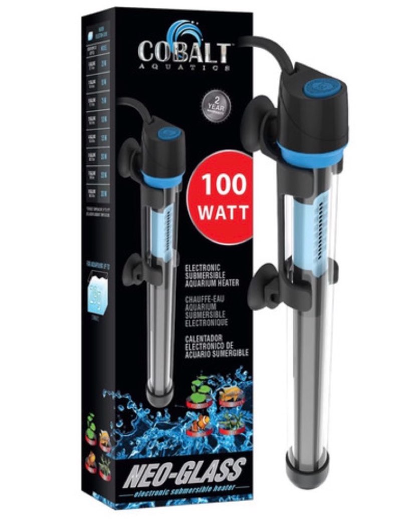  Cobalt Neo-Glass Submersible Aquarium Heater - 100 Watt