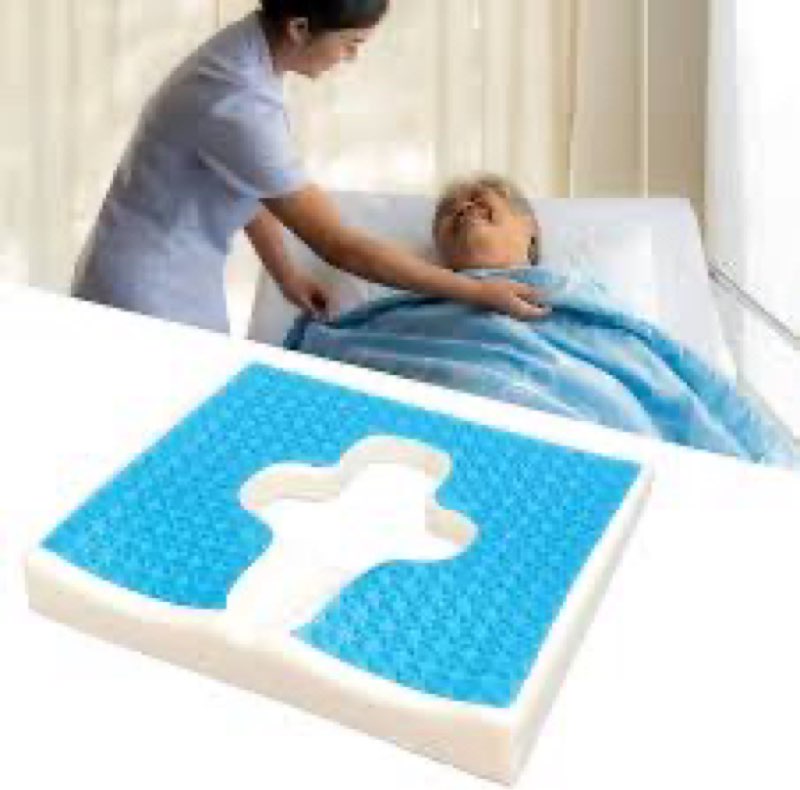 Anti Bedsore Cushion, Breathe Freely Material, T Shaped Opening Triangular Slope Design Pad,for Bedr