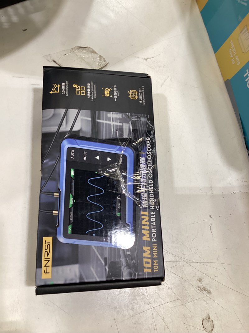 Condition photo showing Good Condition for fnirsi dso-510 handheld oscilloscope/dds signal generator 2 in 1, digital portable automotive oscilloscope 2.8 inch tft, 10mhz bandwidth, 48ms/s sampling rate, trigger function auto/nomal/single