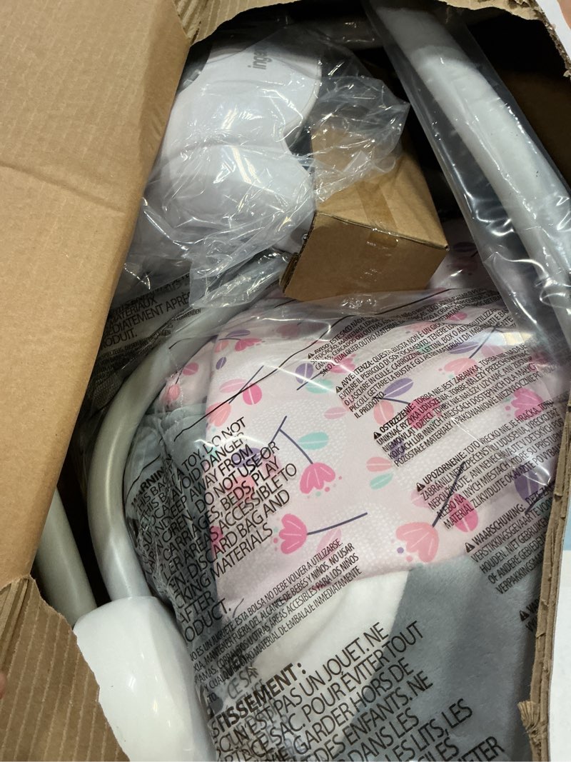 Condition photo showing New/Like New for Ingenuity SimpleComfort Lightweight Compact 6-Speed Multi-Direction Baby Swing, Vibrations & Nature Sounds, 0-9 Months 6-20 lbs (Pink Cassidy)