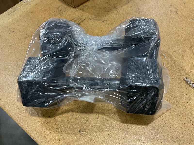 Condition photo showing Good Condition for cap barbell cast iron hex dumbbell | multiple options gray, pair 20 lb
