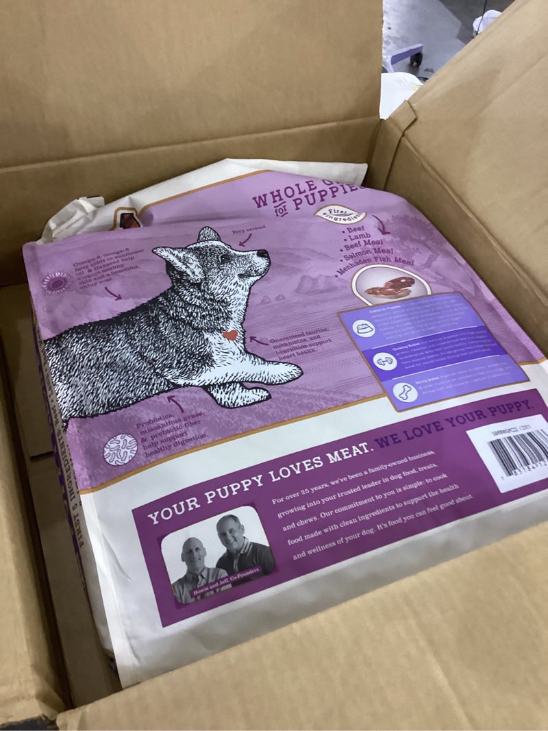 Condition photo showing New/Like New for Redbarn Whole Grain Puppy Dry Dog Food Kibble - Beef & Lamb Recipe - Made in USA No Chicken Recipe with Functional Ingredients to Support Healthy Heart, Skin, Coat, Immunity & Digestion - 22lb 22 Pound (Pack of 1)