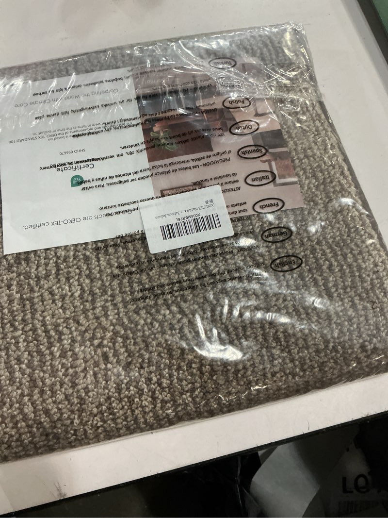 Condition photo showing New/Like New for Washable Kitchen Rug 24" x 35.5" / 60cm x 90cm, Non Slip Kitchen Mat for Floor, Absorbent Indoor Throw Rug for Laundry, Bathroom, Bedroom, Door 24" x 35.5" (Semicircular) Beige