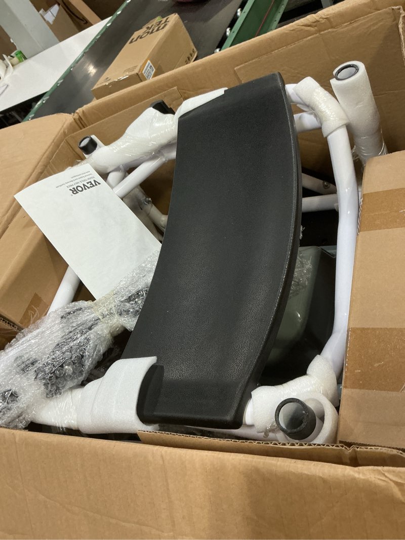 Condition photo showing Good Condition for vevor shower commode wheelchair with 4 lockable wheels, footrests, flip-up arms, 3-level adjustable height, 5l removable bucket, 350 lbs capacity, commode chair for adults seniors