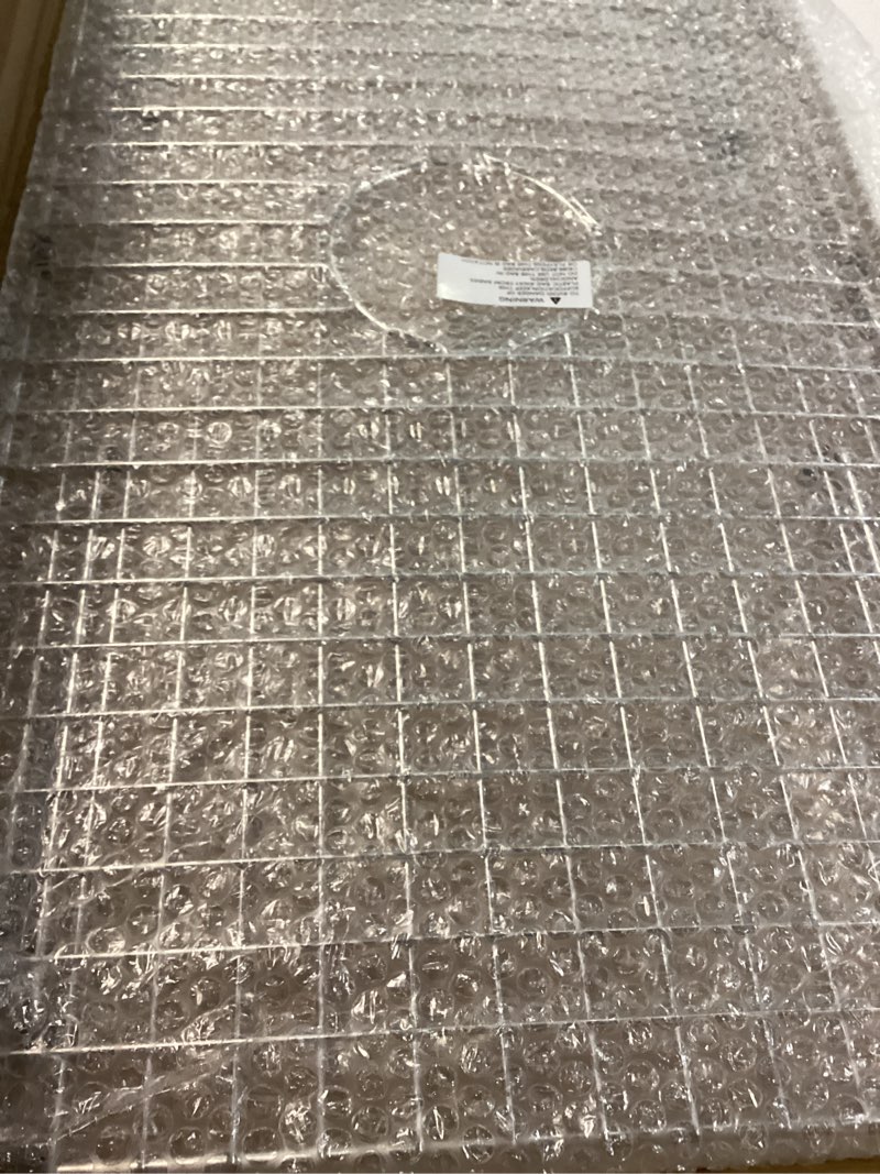 Condition photo showing Good Condition for sink bottom grid 29-1/2" x 15-9/16", centered drain with corner radius 3/8", sink protector