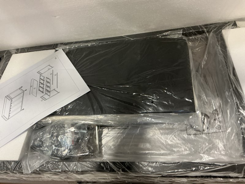 Condition photo showing New/Like New for Laundry Hamper with Shelf, Laundry Basket 4 Section, Laundry Sorter with Pull-Out Removable Large 4 Color Bags and Movable Wheels, Metal Frame, 4 x 15.87 Gallons (60L), Rustic Brown PF07XLN 4 Bags-240 L Rustic Brown + 4-Color