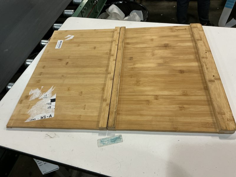 Condition photo showing As Is for Stove Top Covers for Electric Stove & Gas Burners, Folding Noodle Board Stove Cover with Handles, Gas Stove Cover for RV, Apartment, Countertop