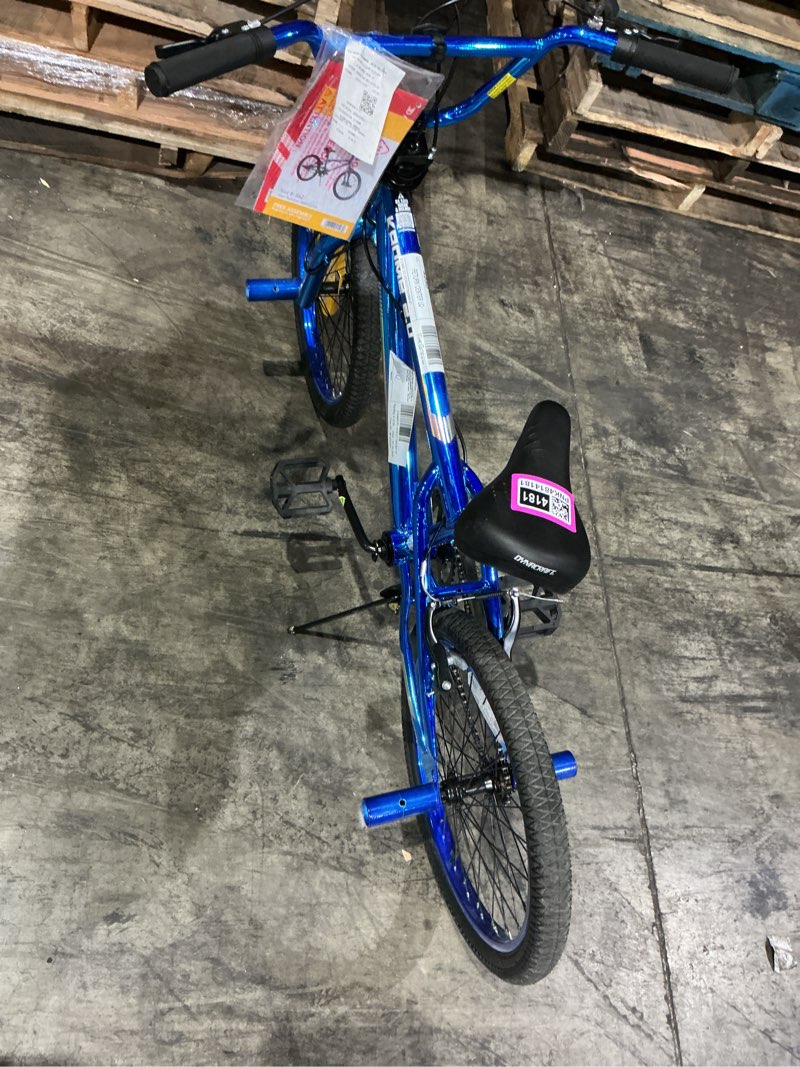 Condition photo showing As Is for 20" dynacraft krome boys bike, bmx, kids age 7-14 years