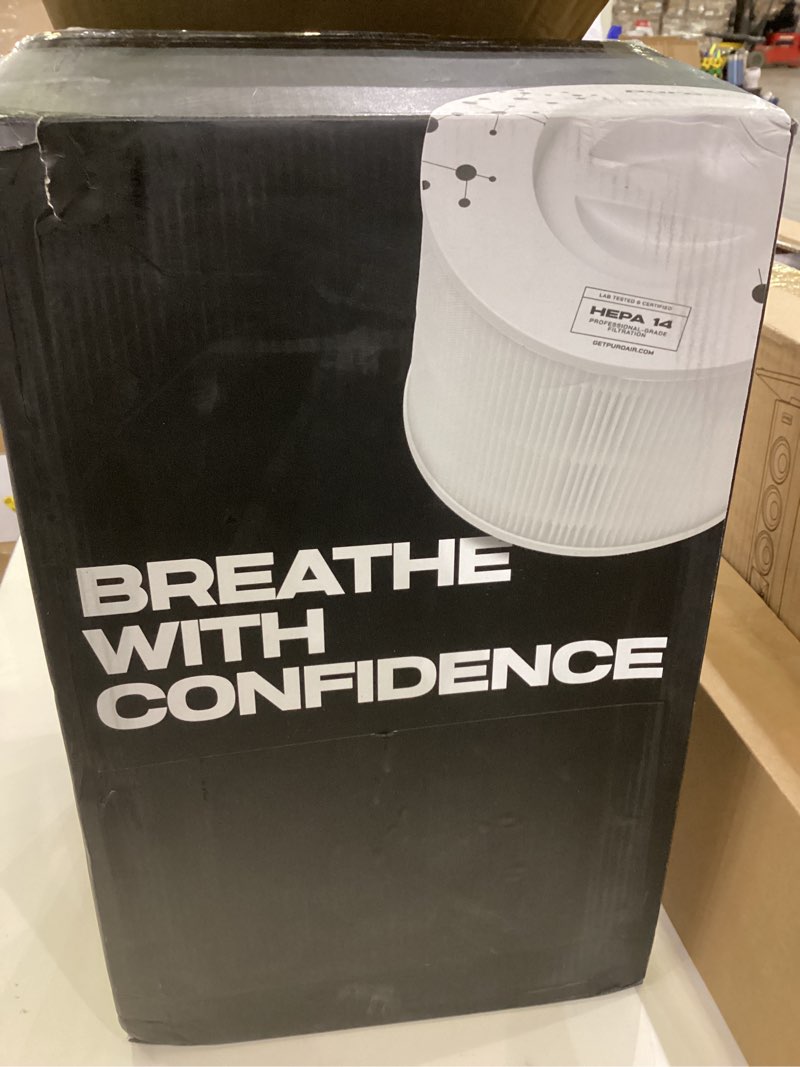 Condition photo showing As Is for PuroAir 240 HEPA Air Purifier for Home Large Rooms - Covers Up To 1,000 Sq Ft - Filters Up To 99.9% of Pollutants, Smoke, Pollen, Dust - Quiet HEPA Air Filter - Air Purifiers for Bedroom