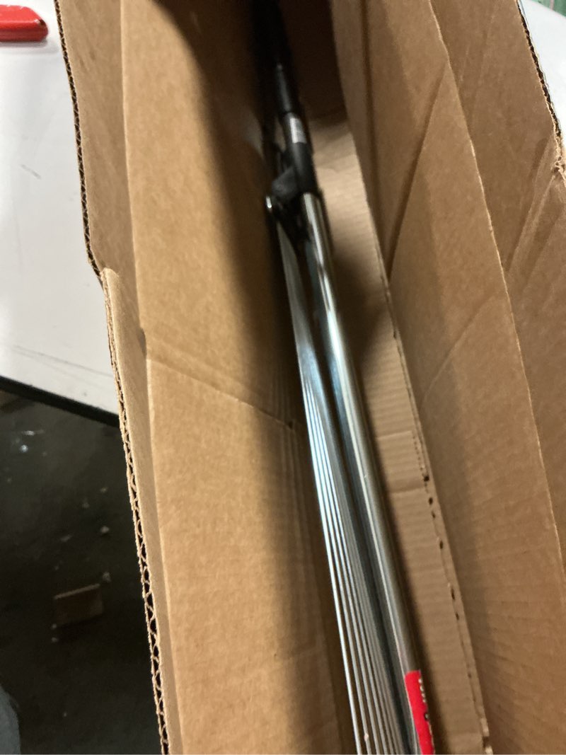 Condition photo showing Good Condition for tabor tools adjustable metal rake - collapsible & telescopic - garden, yard, & lawn - ideal for leaves, shrubs & small areas. j16a black