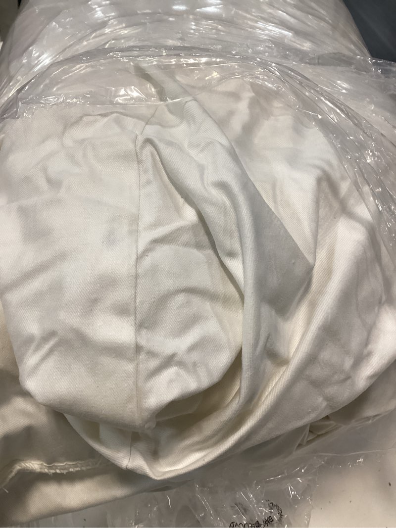 Condition photo showing As Is for premium feather pillow insert (set of 2), 22x22, no color