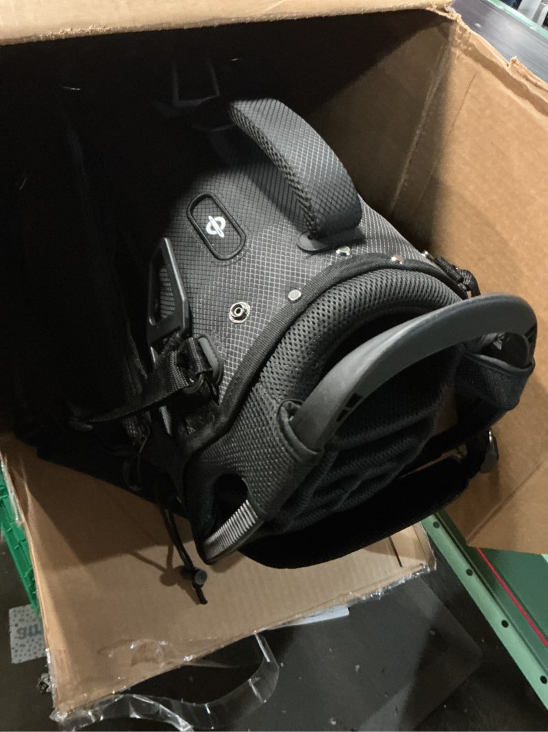 Condition photo showing Good Condition for findway 14 way golf stand bag, lightweight golf bag with stand for men women, golf club carry bag with dual strap, rain cover, multiple pockets, golf ball holder black