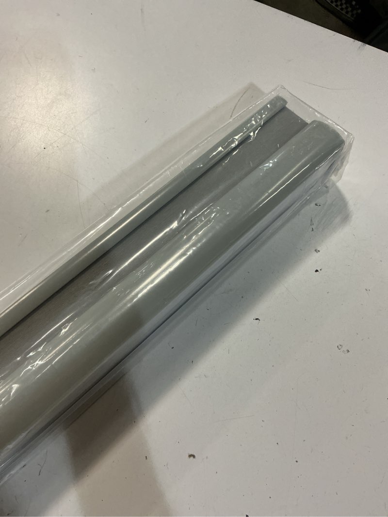 Condition photo showing Good Condition for joydeco cellular shades cordless, blackout cellular blinds for indoor windows, free-stop honeycomb window blinds for thermal insulated noise reduction (grey, 28" w x 64" h) a - grey 28"w x 64"h