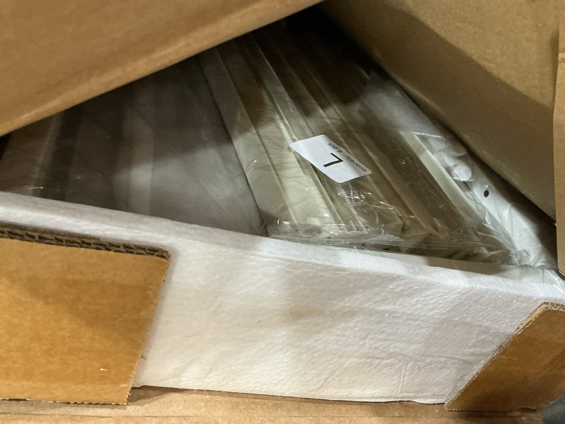 Condition photo showing New/Like New for olixis dresser for bedroom with 5 drawers, wide chest of drawers, fabric bedroom dresser with drawer organizers, storage organizer unit with fabric bins for closet, living room, hallway,white white 12.1"d x 38.6"w x 21.8"h (5 drawers)
