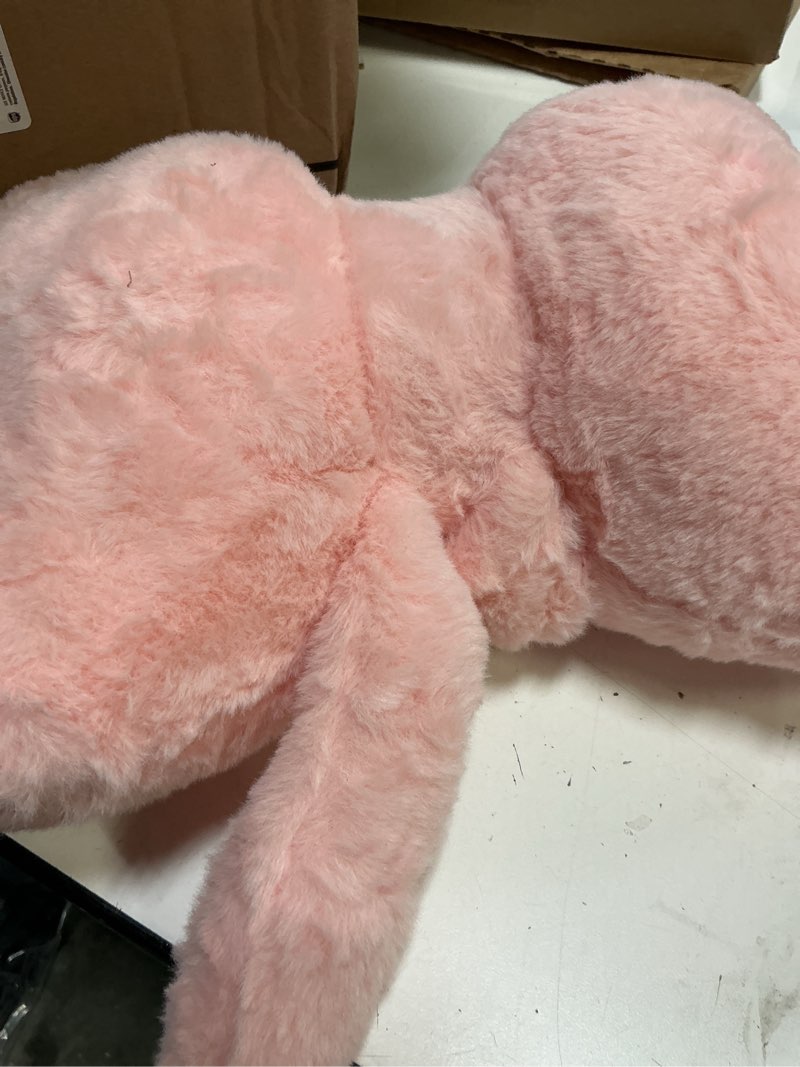 Condition photo showing Good Condition for bow pillow decorative pillows aesthetic home decor soft seat cushions cute throw pillow for couch bow room decor pink 12 * 9inch pink 12"x 9"