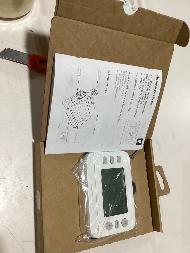 Condition photo showing Good Condition for Honeywell Thermostat, 5-2 Day Digital Programmable Thermostat, White