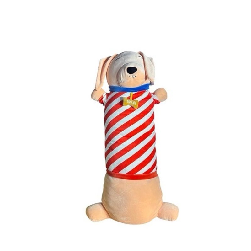 Dog Kids' Long Weighted Plush Throw Pillow Tan - Pillowfort™