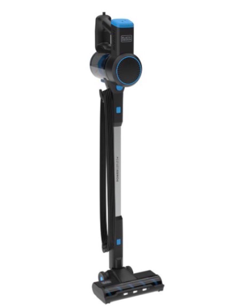 BLACK+DECKER Powerseries+ Corded 3 in 1 Stick Vacuum, Upright to Hand-Vac Multi Surface, LED Floor Head, HEPA Filtration, Powerful 14k Pa,for Hard Floor, Low Carpet, Pet Hair Home & Office use, Black