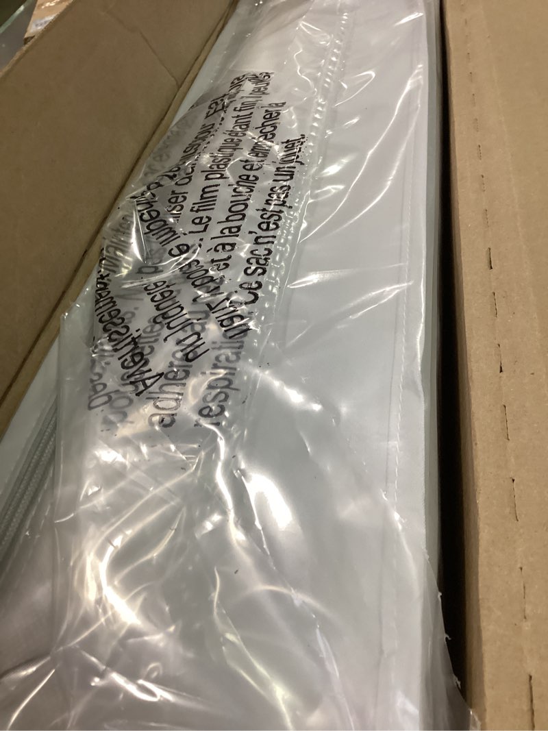 Condition photo showing Good Condition for serta perfect start limited dual sided baby crib mattress and toddler mattress, breathable fiber core, greenguard gold certified, waterproof, 7 year warranty, made in usa limited mattress