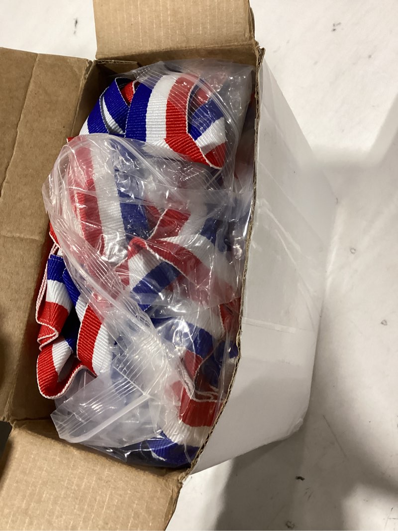Condition photo showing Good Condition for kigeli 50pcs blank award medals with neck ribbons winner participation medal awards make your own kit 1st place cheer participation sports trophy metal team prize gift retro
