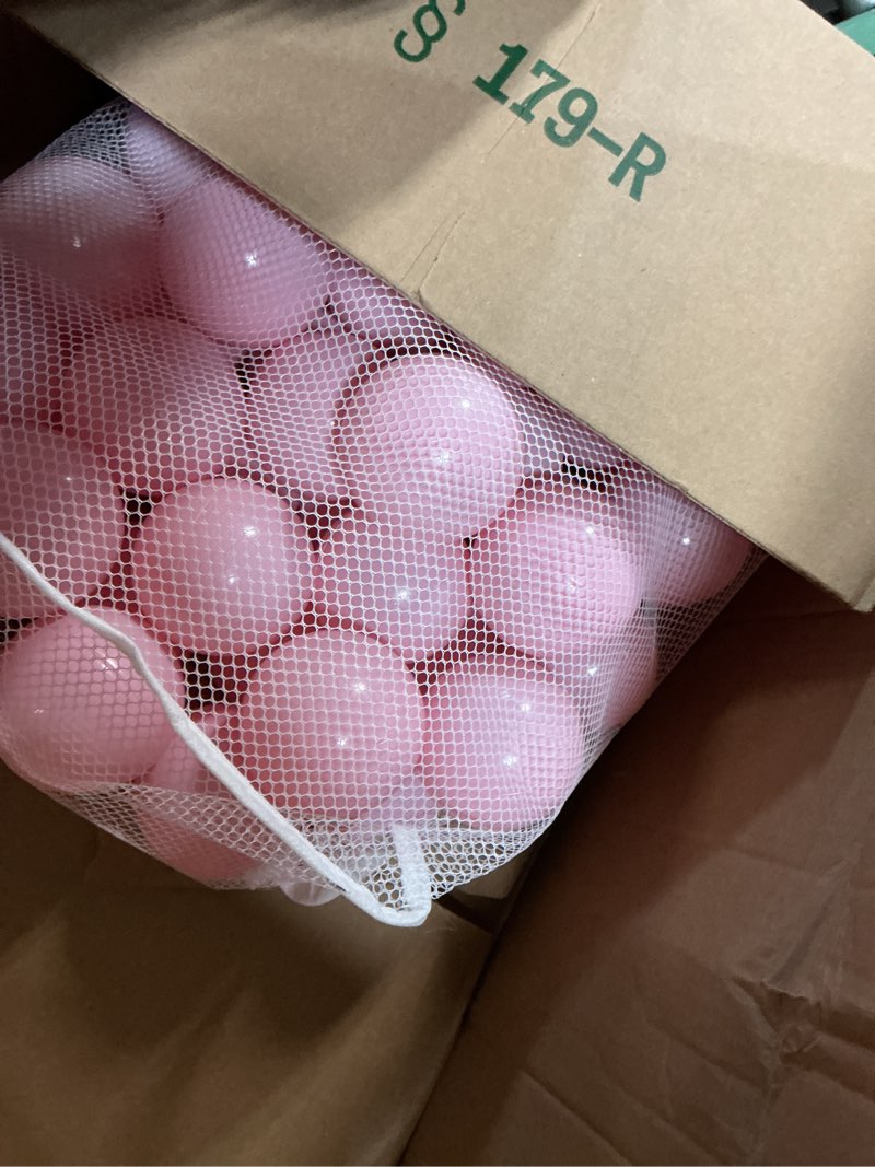Condition photo showing Good Condition for ball pit balls - 2.7inch plastic ball play balls bpa free phthalate free non-toxic play balls for children ball pit party brithday ball pool tent light pink 2.75in-50 balls