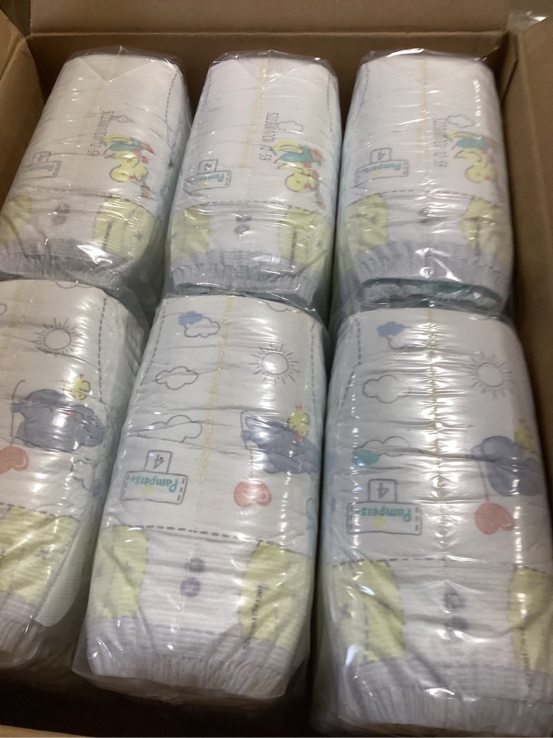 Pampers Swaddlers Diapers, Size 4 (15-34 lbs), 150 Count, Absorbent, Keeps Baby Dry and Comfortable,