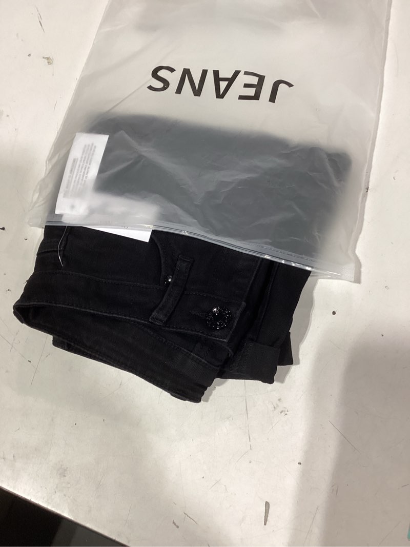 Condition photo showing Good Condition for OFLUCK Shorts for Women Mid Rise Roll Cuff Bermuda Stretch Denim Jean Shorts 4 Yw1011-black