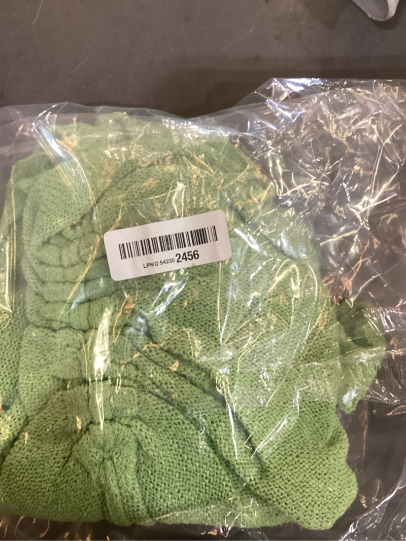 Condition photo showing Good Condition for bsubseach crochet coverups for women backless bikini bathing suit cover up summer knitted beach tank dress green