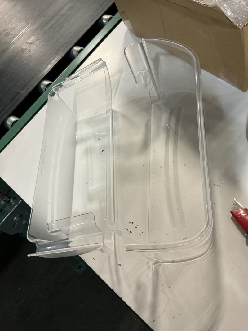 Condition photo showing Good Condition for 242126602 replacement refrigerator door shelf bin compatible with frigidaire, gibson, kelvinator refrigerator - replaces 547407 ap6278233 ps12364199 eap12364199 ffss2625ts0 lfss2612tf0 (2pack)…