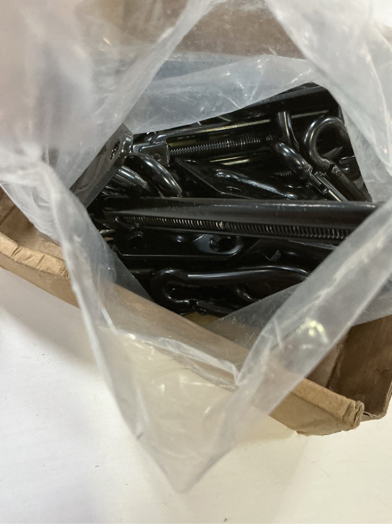 Condition photo showing Good Condition for tandefio 92 pcs sun shade sail hardware kit heavy duty anti rust retractable stainless steel outdoor shade sail for triangle rectangle installation (black) black 92
