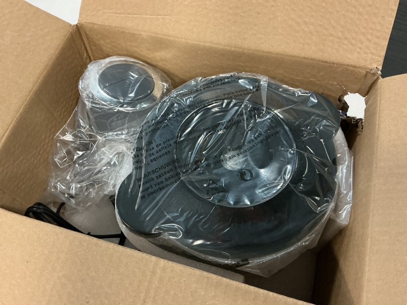 Condition photo showing Good Condition for GANIZA Food Processors, Electric Food Chopper with Meat Grinder & Vegetable Chopper - 2 Bowls (8 Cup+8 Cup) with Powerful 450W Copper Motor - Includes 2 Sets of Bi-Level Blades (Grey) Gray