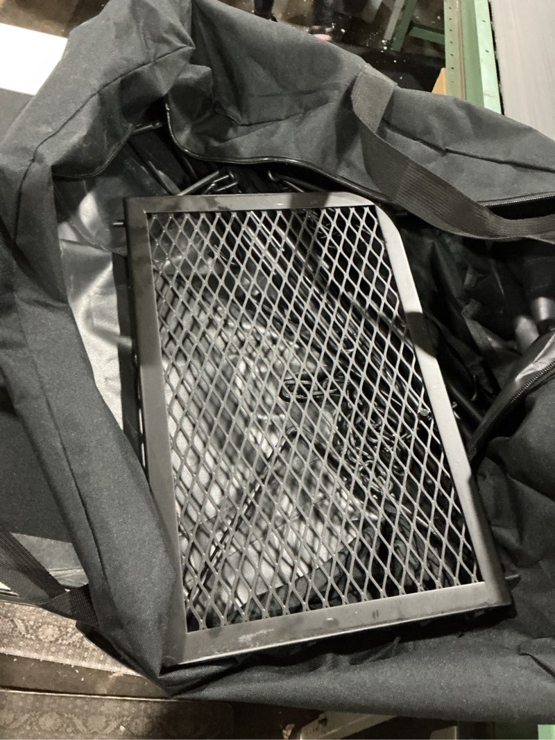 Condition photo showing As Is for Boundless Voyage Ultralight Barbecue Tool Sets, Charcoal Titanium Grill Plate & Stainless Steel Hanging Wire with Hooks Include a Carry Bag