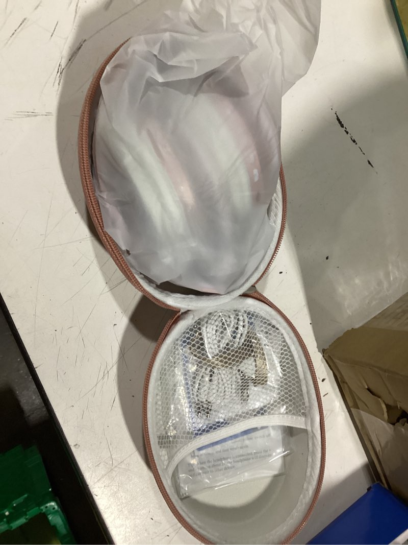 Condition photo showing Good Condition for zihnic bluetooth headphones over-ear, foldable wireless and wired stereo headset micro sd/tf, fm for cell phone,pc,soft earmuffs &light weight for prolonged wearing(rose gold)