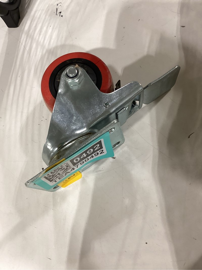 Condition photo showing As Is for titan 3-in polyurethane swivel caster
