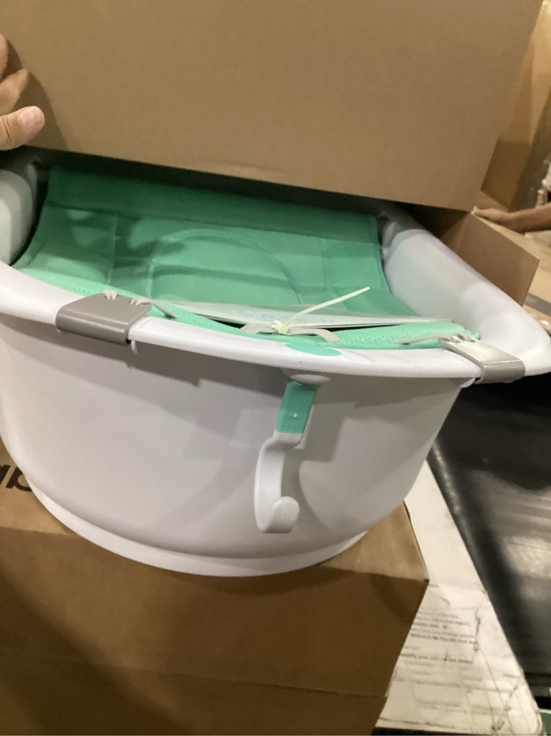 Condition photo showing Good Condition for frida baby 4-in-1 grow-with-me baby bathtub, baby tub for newborns to toddler with removable bath seat & backrest for bath support in tub bath tub