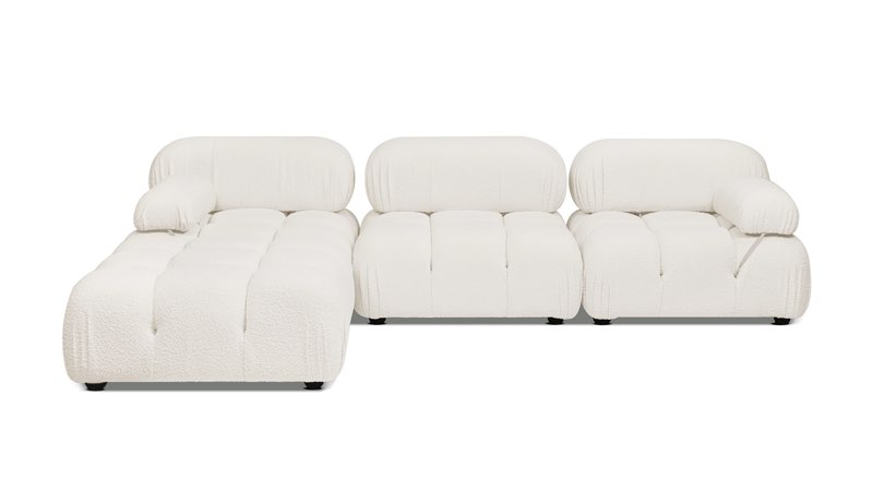 (Incomplete) Modern Modular Boucle sectional sofa 