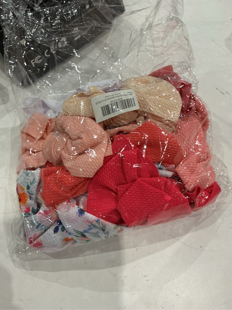 Condition photo showing Good Condition for kidocheese big bows baby girl headbands with bows elastics nylon hairbands oversized head wraps large hair bow hair accessories for baby girls newborn infant toddlers kids kk10-8