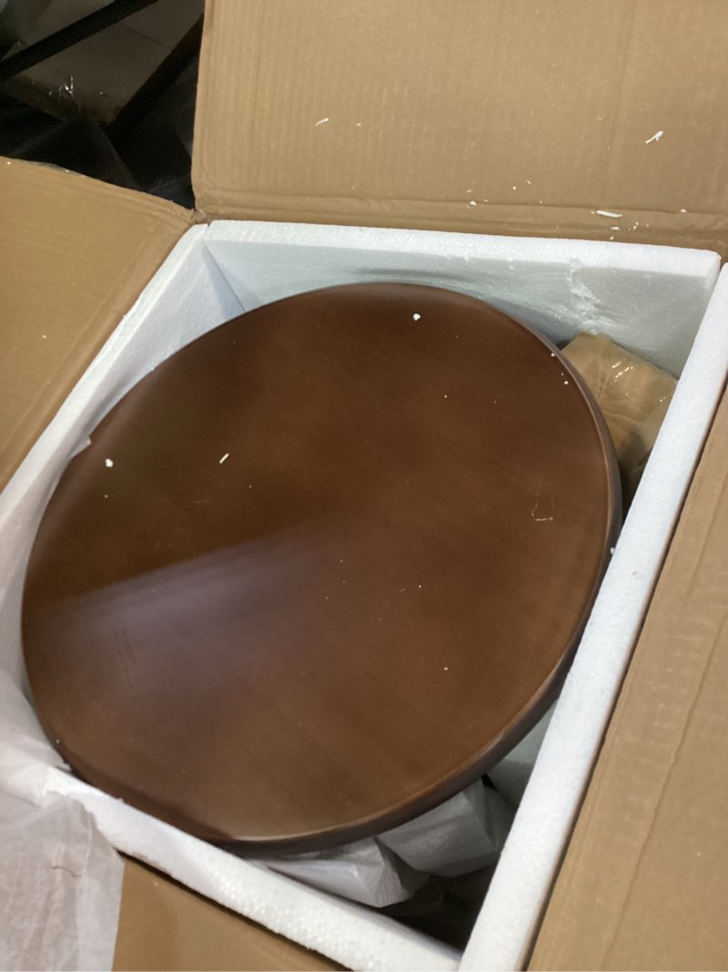 Condition photo showing As Is for Ehjuwe 4-Pack Stackable Stools with Wheels | 18 Inch Nesting Side Tables for Living Room| Stackable 