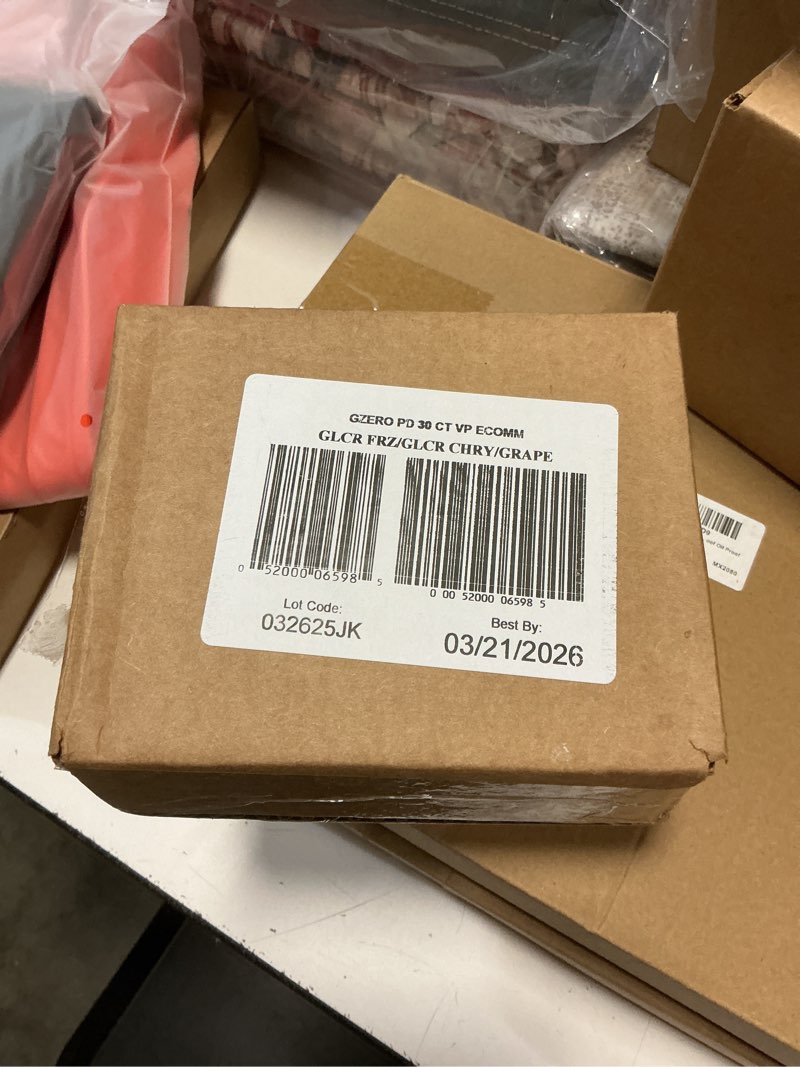 Condition photo showing New/Like New for ((BB:03/21/2026))Gatorade G Zero Sports Drink Mix Powder Packets, 3 Flavor Frost Variety Pack, Electrolyte Powder Drink Mix for Hydration, Zero Sugar, 30 Total Packets Frost Variety .10 Ounce (Pack of 30)