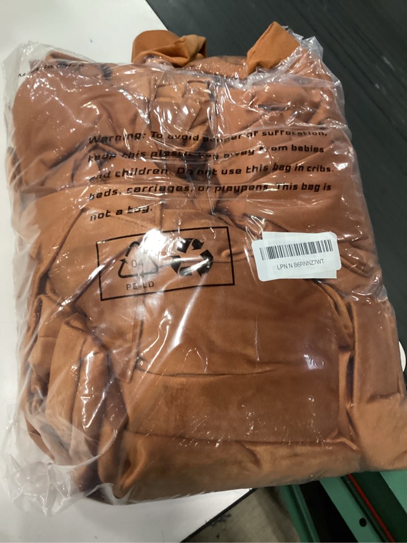 Condition photo showing Good Condition for bgment velvet curtains 90 inches long - orange velvet curtains thermal insulated room darkening fall decor rod pocket and back tab drapes for bedroom living room, 2 panels, 52 x 90 inch, orange brown 52"w x 90"l (pack of 2) orange brown