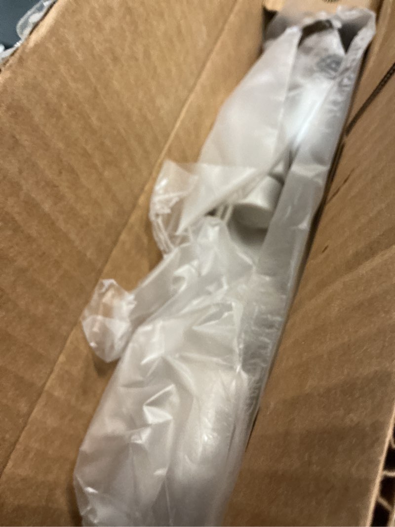 Condition photo showing As Is for Mayfair Caswell Modern Slow Close Toilet Seat, Durable Plastic, Elongated, White Elongated 1 Seat