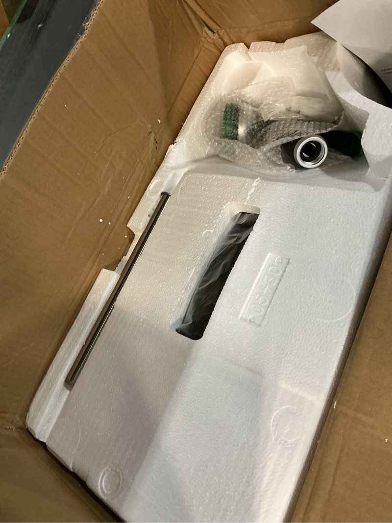 Condition photo showing Good Condition for Retractable Garden Hose Reel, 100Ft x 5/8" Durable Wall Mounted Water Hose Reel with 180° Swivel Bracket, 9 Pattern Sprayer, 6Ft leader hose,Smooth Automatic Rewind, Any Length Lock.