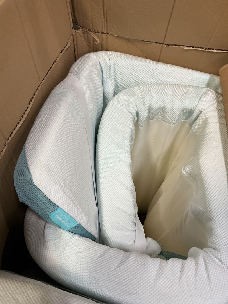 Condition photo showing As Is for tempur-pedic adapt + cooling 3-inch mattress topper , twin