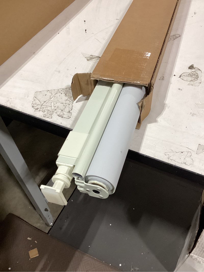 Condition photo showing Good Condition for lazblinds no drill blinds for indoor windows, blackout roller shades, cordless window blackout blinds, thermal insulated fabric uv protection for home and office, 32" w x 72" h, cream blackout-cream 32" w x 72" h