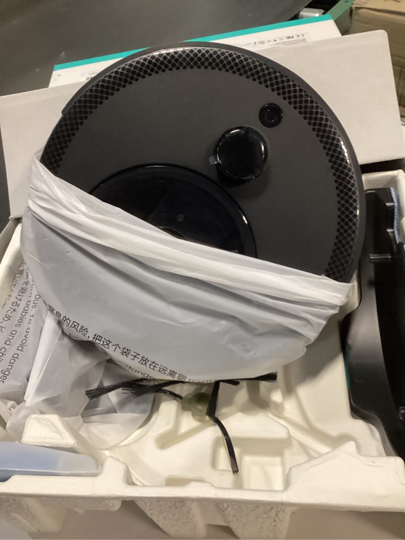 Condition photo showing Good Condition for Lefant Robot Vacuum and Mop, Upgraded LiDAR Navigation, 450ml Visible Dustbin, Strong Suction, Multi-Floor Mapping, Self-Charge, 2.4G/5G WiFi, Multi-Surface Cleaning, M330 Pro M330P-Dark Black