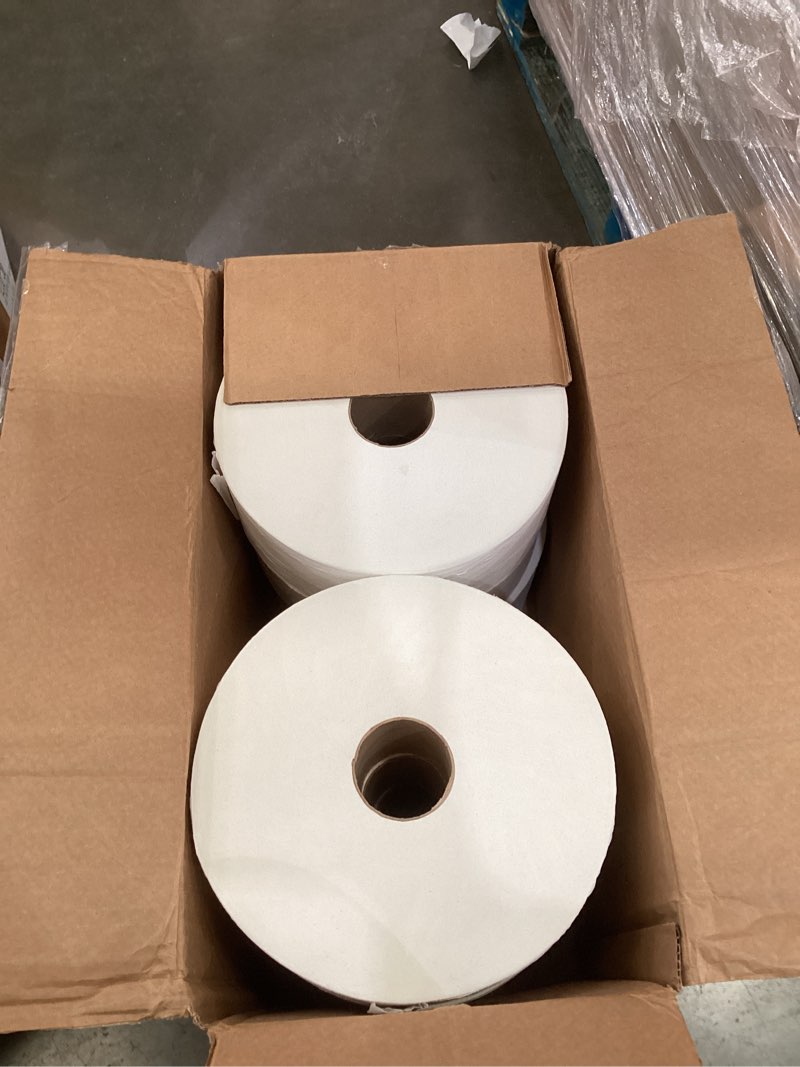 Condition photo showing New/Like New for tork jumbo toilet paper roll white t1, advanced, 2-ply, 6 x 1600 feet, 12021502, 6 count (pack of 1) 6 roll (pack of 1)